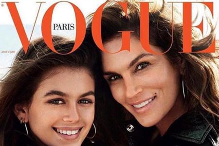 Kaia Gerber ist unverkennbar die Tochter von Cindy Crawford. Die 14-Jährige posierte bereits mit ihrer Mutter auf dem Cover ...