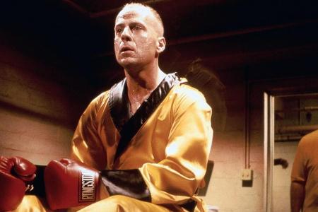 Legendär war der Auftritt von Bruce Willis in Tarantinos Kultstreifen 
