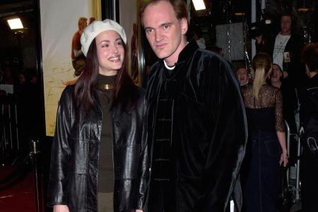 Tarantino an der Seite von Julie Dreyfus - sie engagierte der Regisseur für 