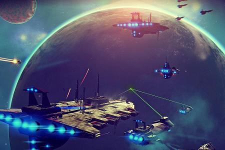 In einer riesigen und theoretisch unendlichen Spielwelt stoßen Weltraum-Kundschafter im PS4-Titel 