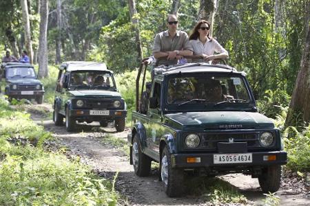 Ein Ausflug in die Natur stand auch auf dem Programm. Kate und William besuchten den Kaziranga-Nationalpark.