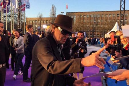 Gast der ersten Stunde vor 25 Jahren: Auch 2016 genoss Udo Lindenberg den Kontakt mit den Fans. 