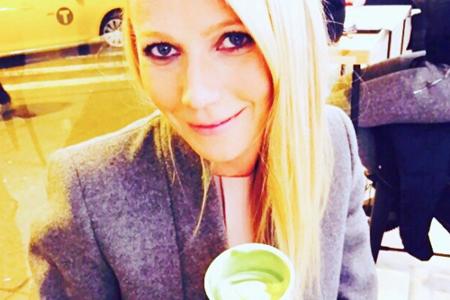 Gwyneth Paltrow (43) bleibt ihrem Image als Gesundheitsguru treu und zeigt sich morgens gerne einmal mit heißem Matcha-Latte...