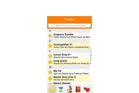 Vom Acapulco Zombie bis zum Tokyo Ice Tea finden Cocktail-Liebhaber in der kostenlosen App alles für einen gelungenen Abend ...
