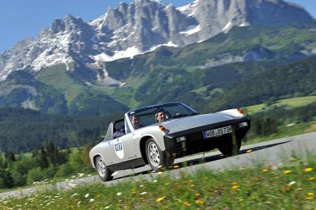Ein Kurvenkünstler in den Alpen: VW-Porsche 914