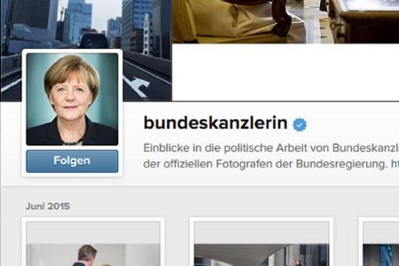 Angela Merkel erwartet die Deutschen nun auch auf Instagram