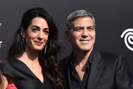 George Clooney und Amal Alamuddin bei der Premiere von 