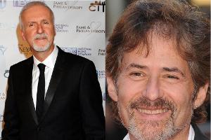 James Cameron (l.) arbeitete für mehrere Blockbuster mit dem verstorbenen Komponisten James Horner zusammen