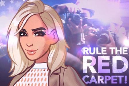 Für ihr Handy-Game präsentiert sich Kim Kardashian mit blonden Haaren Für ihr Handy-Game präsentiert sich Kim Kardashian mit blonden Haaren