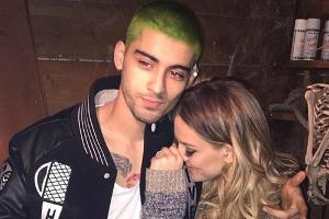 Seltsame Farbwahl: Zayn Malik präsentiert sich mit grünem Haar