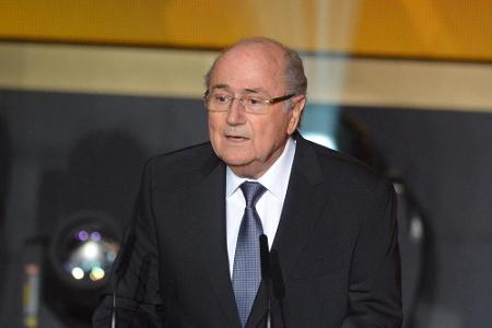 Da war die FIFA-Welt noch in Ordnung: Sepp Blatter im Januar bei der Kür des Weltfußballers Da war die FIFA-Welt noch in Ordnung: Sepp Blatter im Januar bei der Kür des Weltfußballers