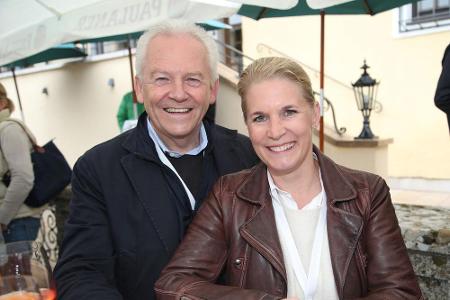 Strahlendes Paar: Rüdiger Grube und Cornelia Poletto