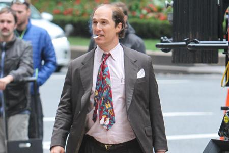 Kaum wiederzuerkennen: Matthew McConaughey am Set seines neuen Films Kaum wiederzuerkennen: Matthew McConaughey am Set seines neuen Films