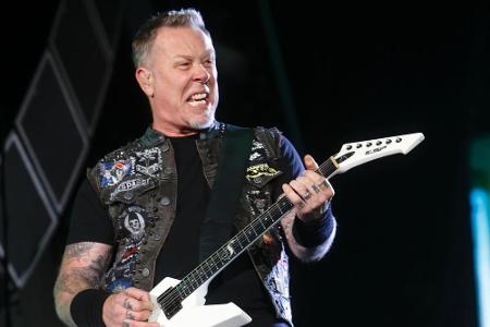 James Hetfield bei einem Live-Auftritt in Las Vegas im Mai James Hetfield bei einem Live-Auftritt in Las Vegas im Mai