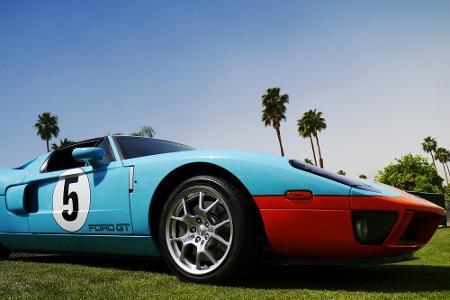 Boliden wie der legendäre Ford GT werden in Palm Springs zu sehen sein