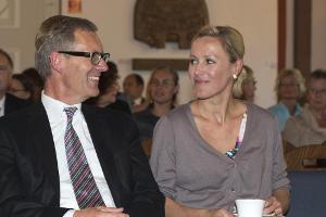 Christian und Bettina Wulff vor dem Traualtar