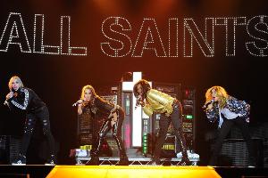 Die All Saints bei einem Auftritt in London im April 2014
