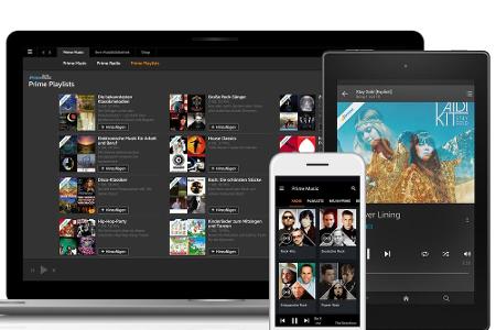 Auf Rechnern, Tablets und Smartphones will Amazon bald Musik streamen