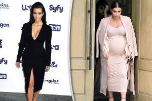 Kim Kardashian hat schon 26 Kilo zugenommen