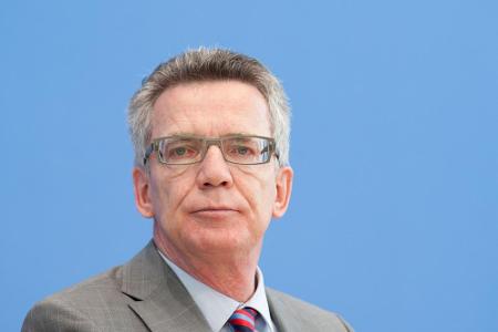 Innenminister Thomas de Maizière kommt zum 