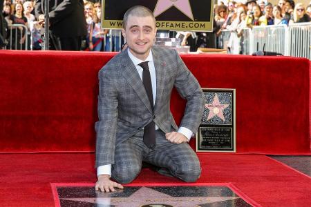 Daniel Radcliffe wurde erst vor kurzem mit einem Stern auf dem Daniel Radcliffe wurde erst vor kurzem mit einem Stern auf dem
