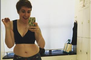 Lena Dunham zeigt bei ihren Jogging-Outfits gerne, was sie hat