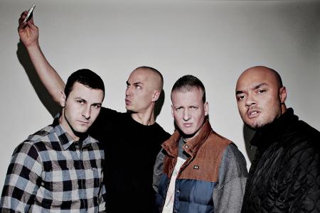 Die fantastischen Vier aus Kreuzberg, von links nach rechts: Sil-Yan, Maxim, Nico und Tarek Die fantastischen Vier aus Kreuzberg, von links nach rechts: Sil-Yan, Maxim, Nico und Tarek