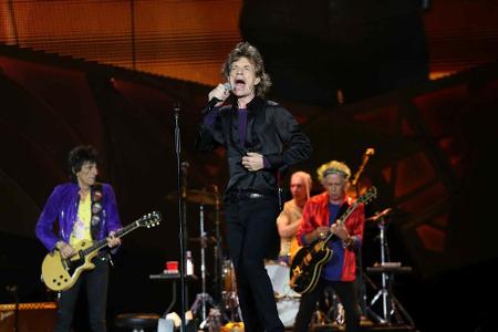 Die Rolling Stones bei einem Konzert im Juni 2015 in Altanta