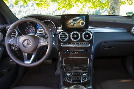 Wertig und aufgeräumt: Innenraum des GLC