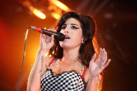 Amy Winehouse auf der Bühne