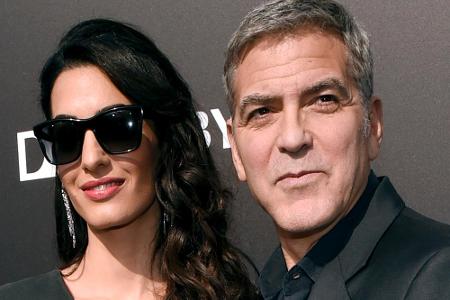Amal und George Clooney bei der Weltpremiere von 
