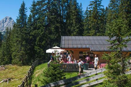 Im Jagdrevier gelegen: die Ganghofer-Hütte