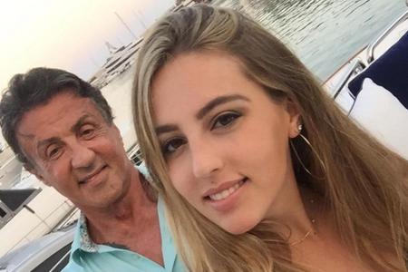Sylvester Stallone genießt ebenfalls seinen Aufenthalt in Europa