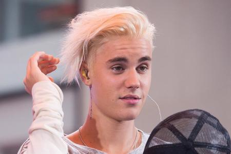 Justin Bieber bei einem Auftritt in der Justin Bieber bei einem Auftritt in der