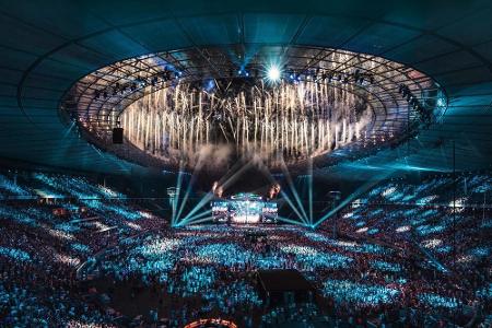 Atemberaubende Kulisse für Helene Fischer in Berlin