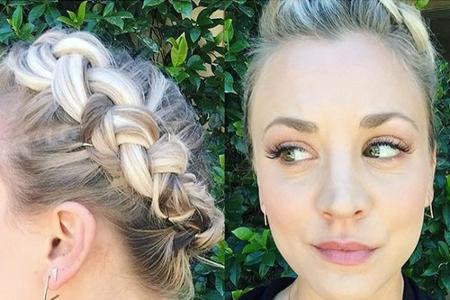 Kaley Cuoco-Sweeting stellt auf Instagram ihre neue Frisur zur Schau