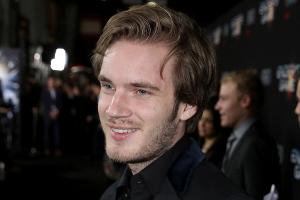 PewDiePie auf der Premiere von "Ender's Game" in Los Angeles