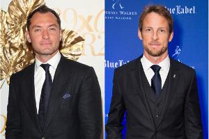Jude Law und Jenson Button sind bekennende Optimisten