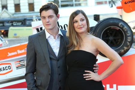 Sam Riley und die damals noch schwangere Alexandra Maria Lara bei einer Premiere im Jahr 2013