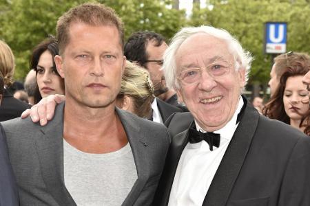 Til Schweiger (l.) gemeinsam mit Dieter Hallervorden beim Deutschen Filmpreis 2015