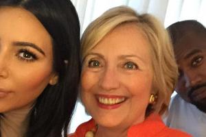 Kim Kardashian: Selfie mit Hillary Clinton