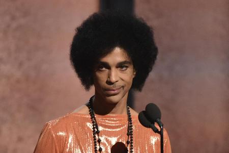 Prince bei den diesjährigen Grammy Awards im Februar