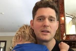 Michael Bublé streamt aus seinem Wohnzimmer