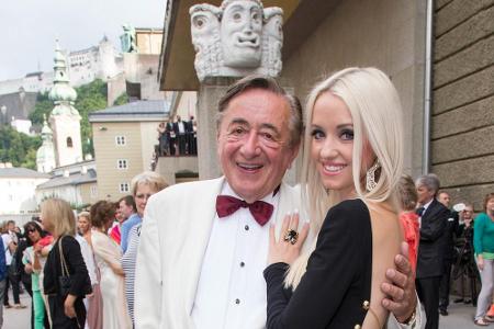 Richard Lugner mit seiner jungen Frau Cathy
