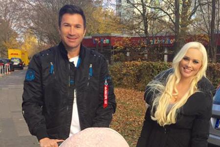 Endlich zu dritt: Daniela Katzenberger mit Lucas Cordalis und Baby Sophia