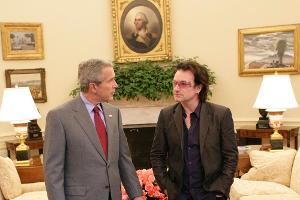 George W. Bush: "Ich dachte, Bono wäre mit Cher verheiratet"