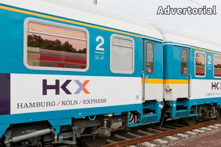 Auch Tickets des privaten Hamburg-Köln-Express (HKX) können über Captain Train gekauft werden