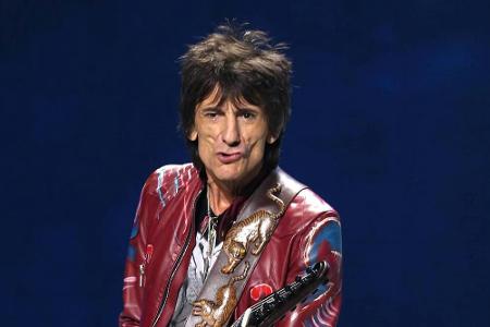 Ron Wood bei einem Rolling-Stones-Konzert im Jahr 2013