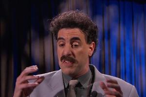 "Parodie eines Rassisten": Borat veralbert Trump