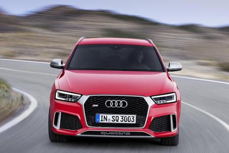 Der Audi RS Q3 wird vom Motor des Jahres 2015 angetrieben